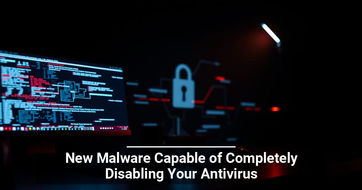 malware disabling antivirus