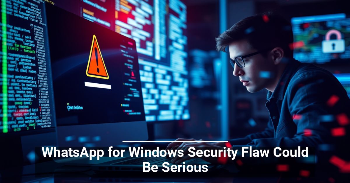 WhatsApp security flaws