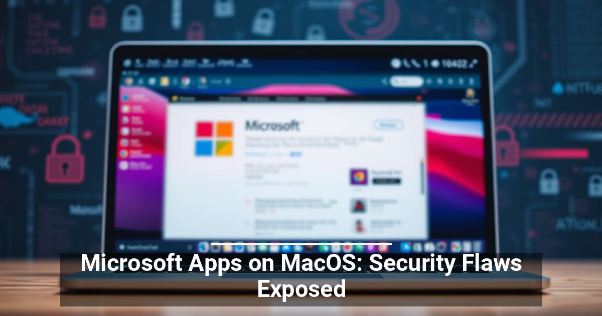 Microsoft apps security MacOS