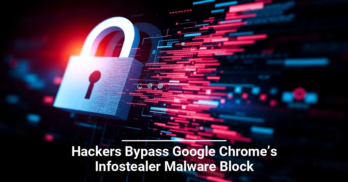 Chrome infostealer malware block