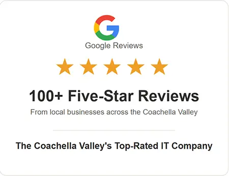 Lazer IT Consultants 4.9 star Google rating from over 100 local businesses